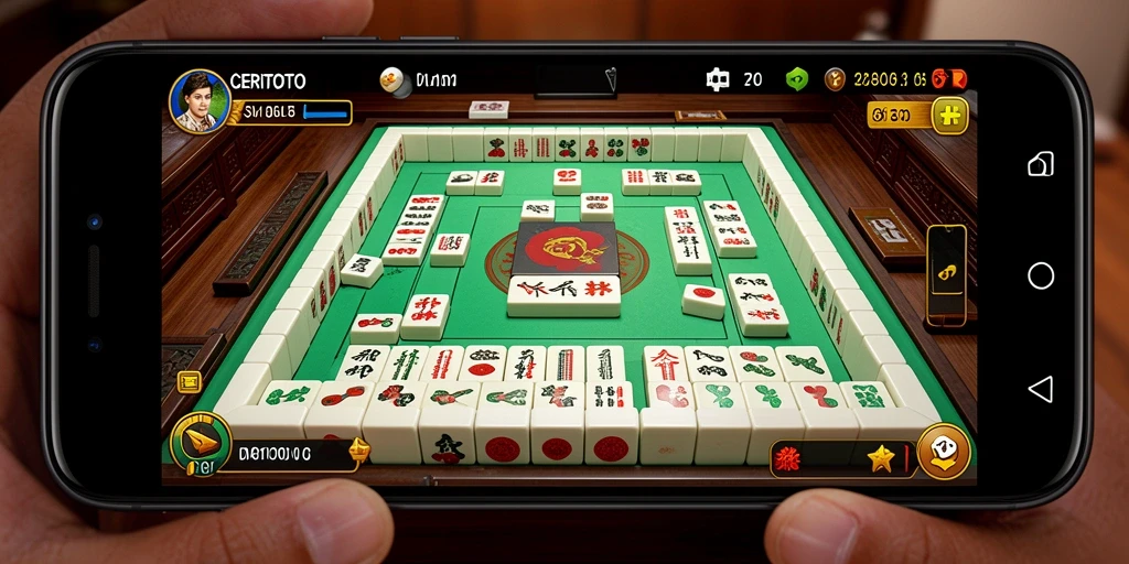 Screenshot utama CERITOTO menampilkan gameplay Mahjong yang menarik.