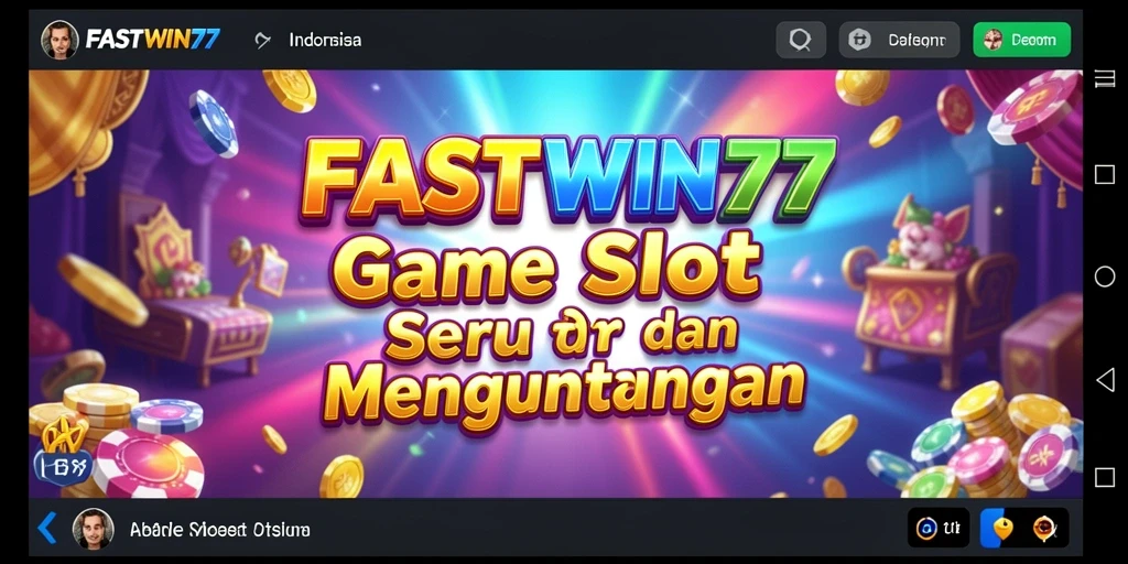 Tampilan gameplay seru dari FASTWIN77 dengan berbagai tema Slot yang menarik.