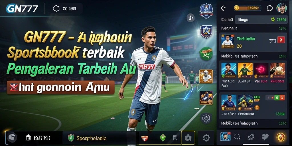 Tampilan gameplay Sportsbook GN777 yang menarik dan interaktif.