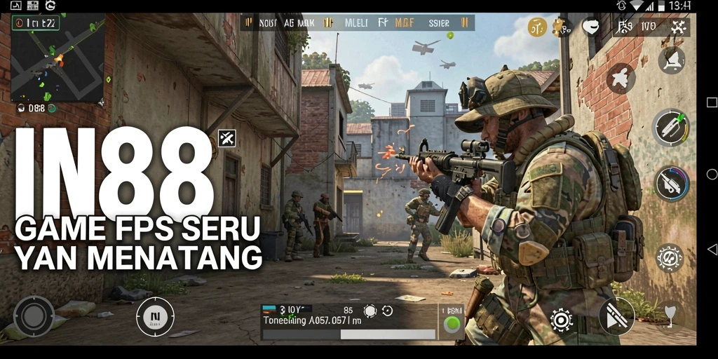 Gameplay seru dalam <strong>IN88</strong> dengan aksi tembak-menembak yang intens.
