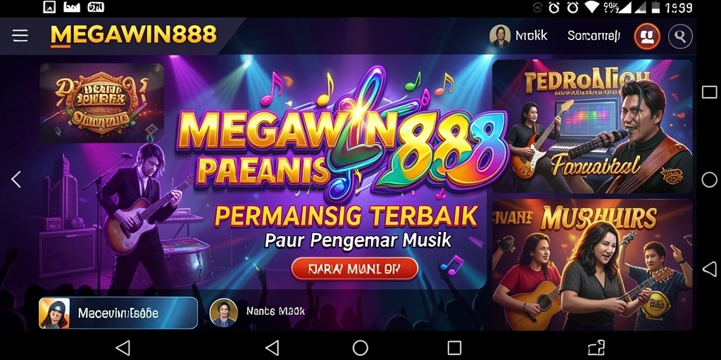 Tampilan gameplay interaktif dan seru di MEGAWIN888