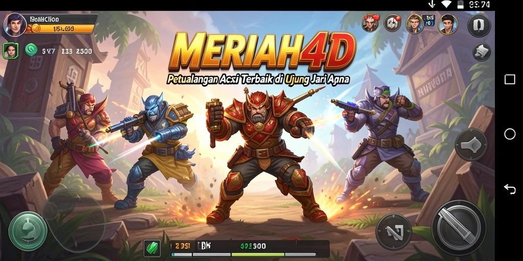 Tangkapan layar gameplay MERIAH4D dengan aksi seru.