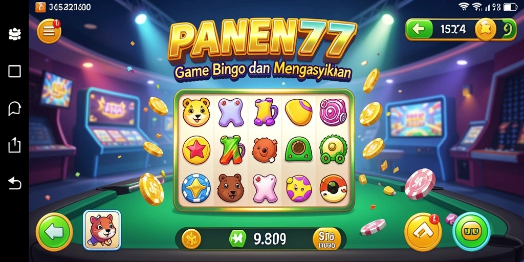 Tampilan gameplay Bingo yang menarik dan interaktif.