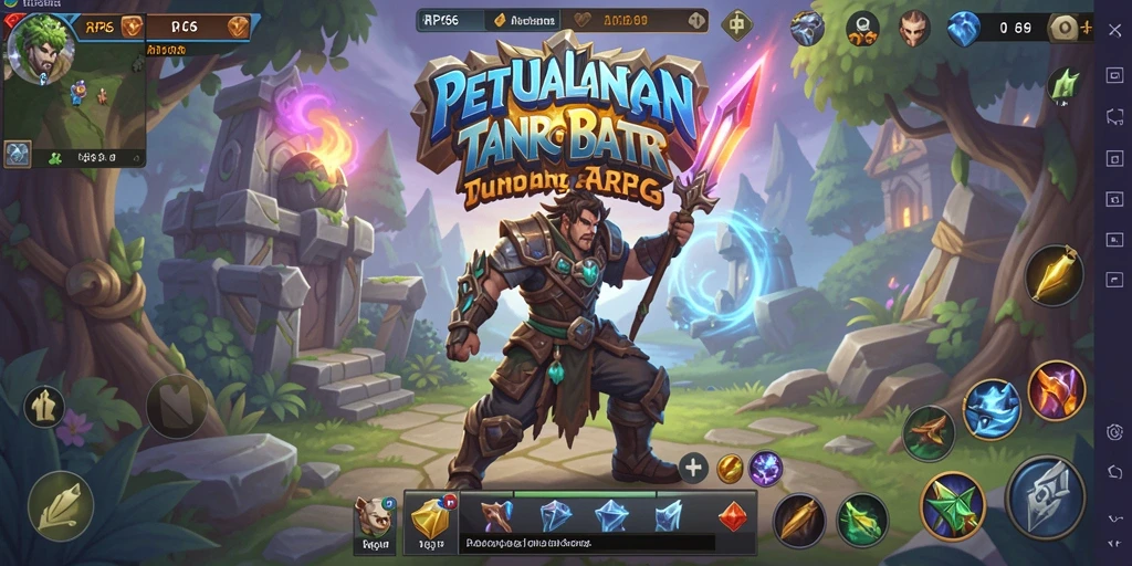 Gameplay seru dalam RP66 dengan pertarungan ARPG yang mendebarkan.
